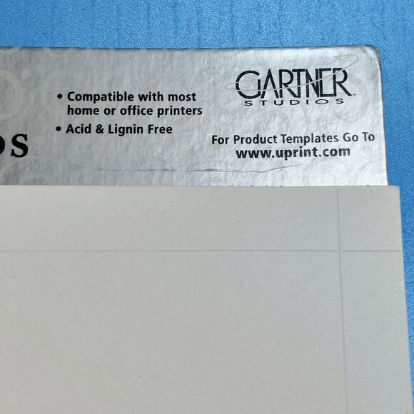 DIY Place Cards White & Silver Gartner Studios Party Wedding Shower 12 Sheets - Picture 6 of 6